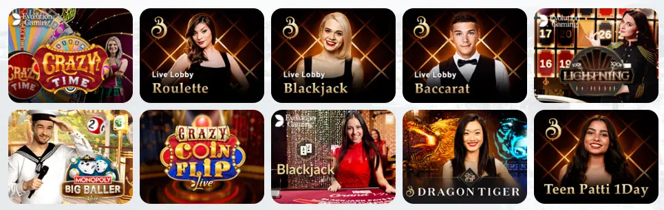 Juegos de casino en vivo SCRATCHMANIA CASINO