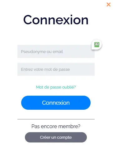 Inicio de sesión de los miembros de SCRATCHMANIA CASINO
