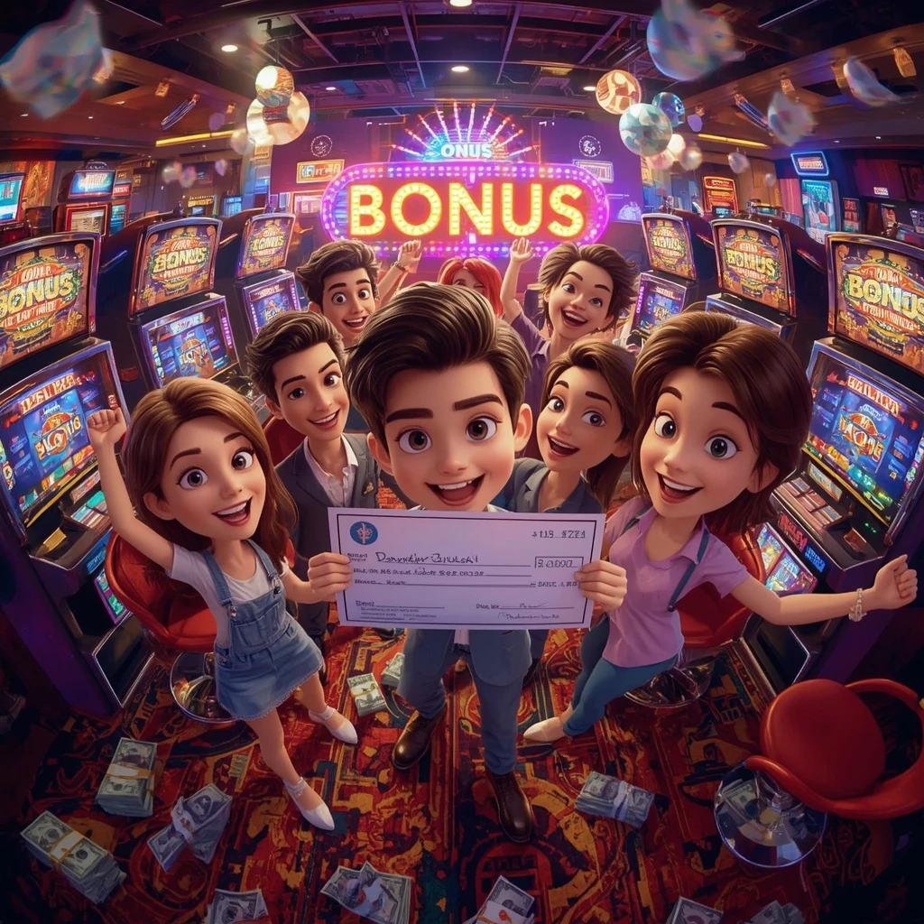 bono en las manos de un hombre en el casino SCRATCHMANIA CASINO