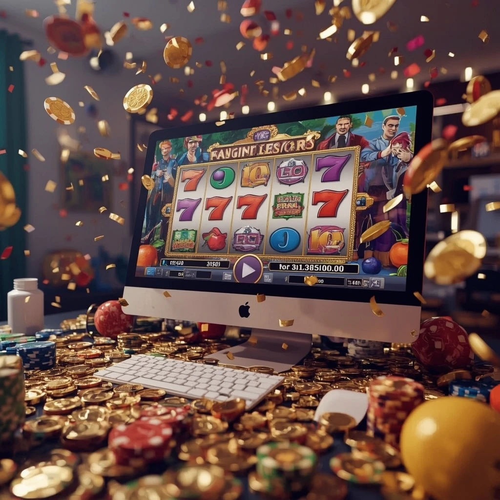 máquinas tragamonedas en la pantalla SCRATCHMANIA CASINO